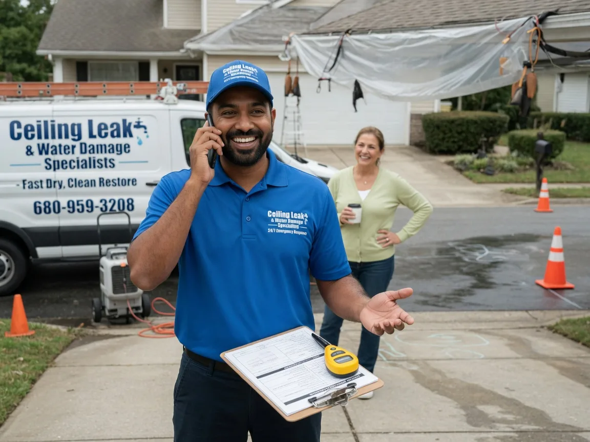 Ceiling Leak Cleanup Bessemer City, NC FAQs